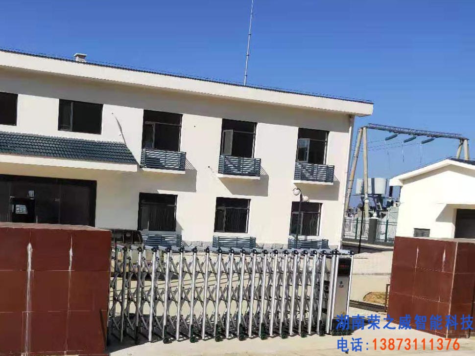 江永電廠鋁合金電動(dòng)門順利完工